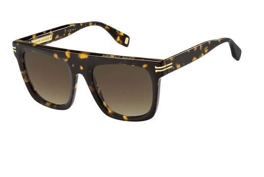 Marc Jacobs MJ/1044/S 0086/HA Havana/Grey Gradient Rectangle Women's Sunglasses