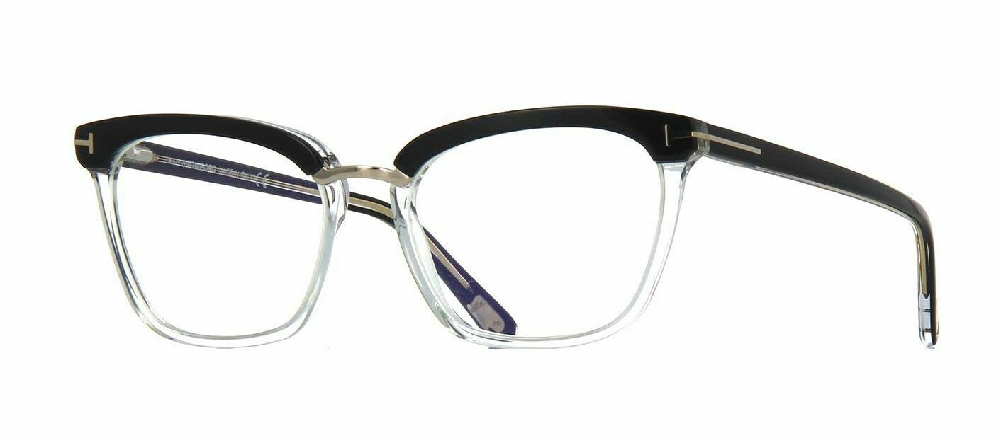 Tom Ford FT 5550 B 005 H Black Crystal Eyeglasses