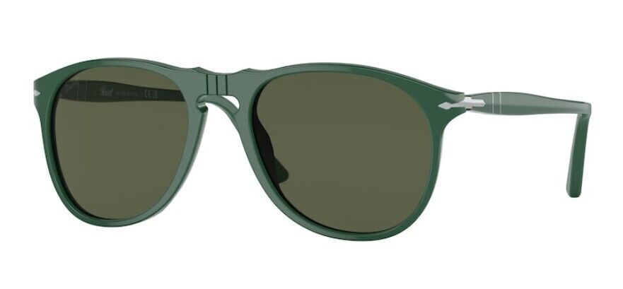 Persol 0PO9649S 117131 Solid Green/Green Pilot Men's Sunglasses