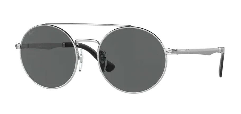 Persol 0PO 2496S 518/B1 Silver/Dark Grey Unisex Sunglasses