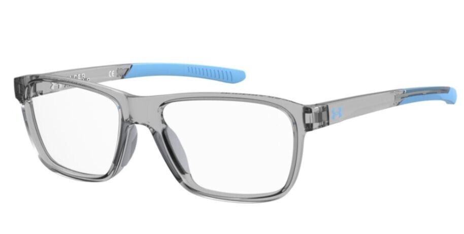 Under Armour UA 9008 009V Grey/Blue Rectangle Junior Unisex  Eyeglasses