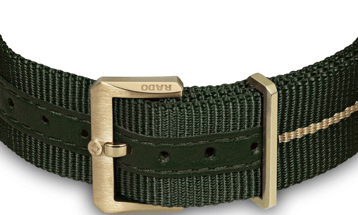 Rado Captain Cook Automatic Bronze 42mm Green/Gold Bezel Men's Watch R32504317