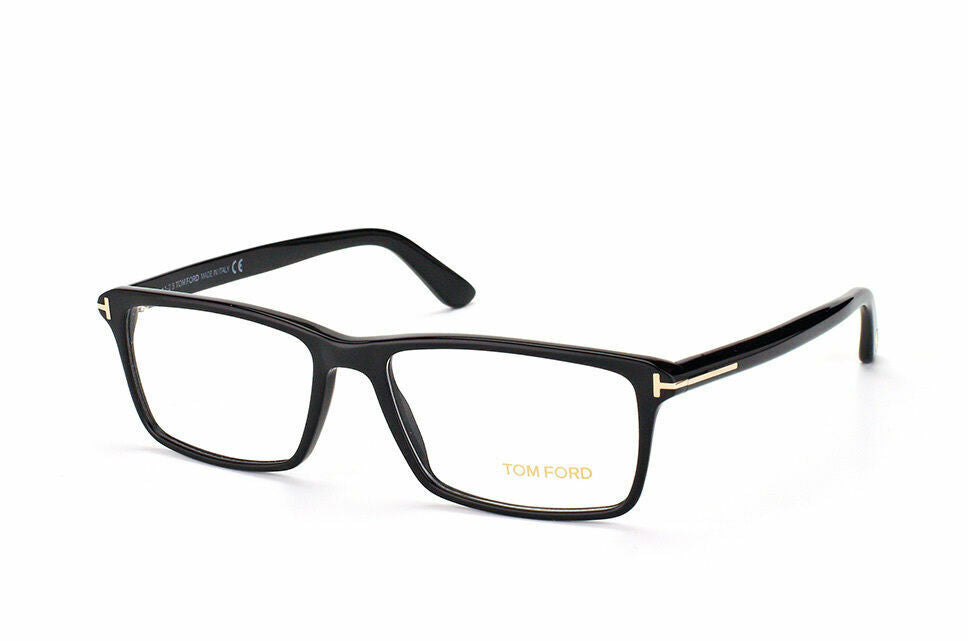Tom Ford Black Rectangle Frames 56mm FT5408 001